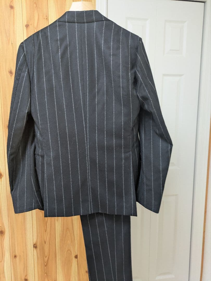 K*n様 Gabriele Pasiniストライプダブルベスト3ピーススーツ46