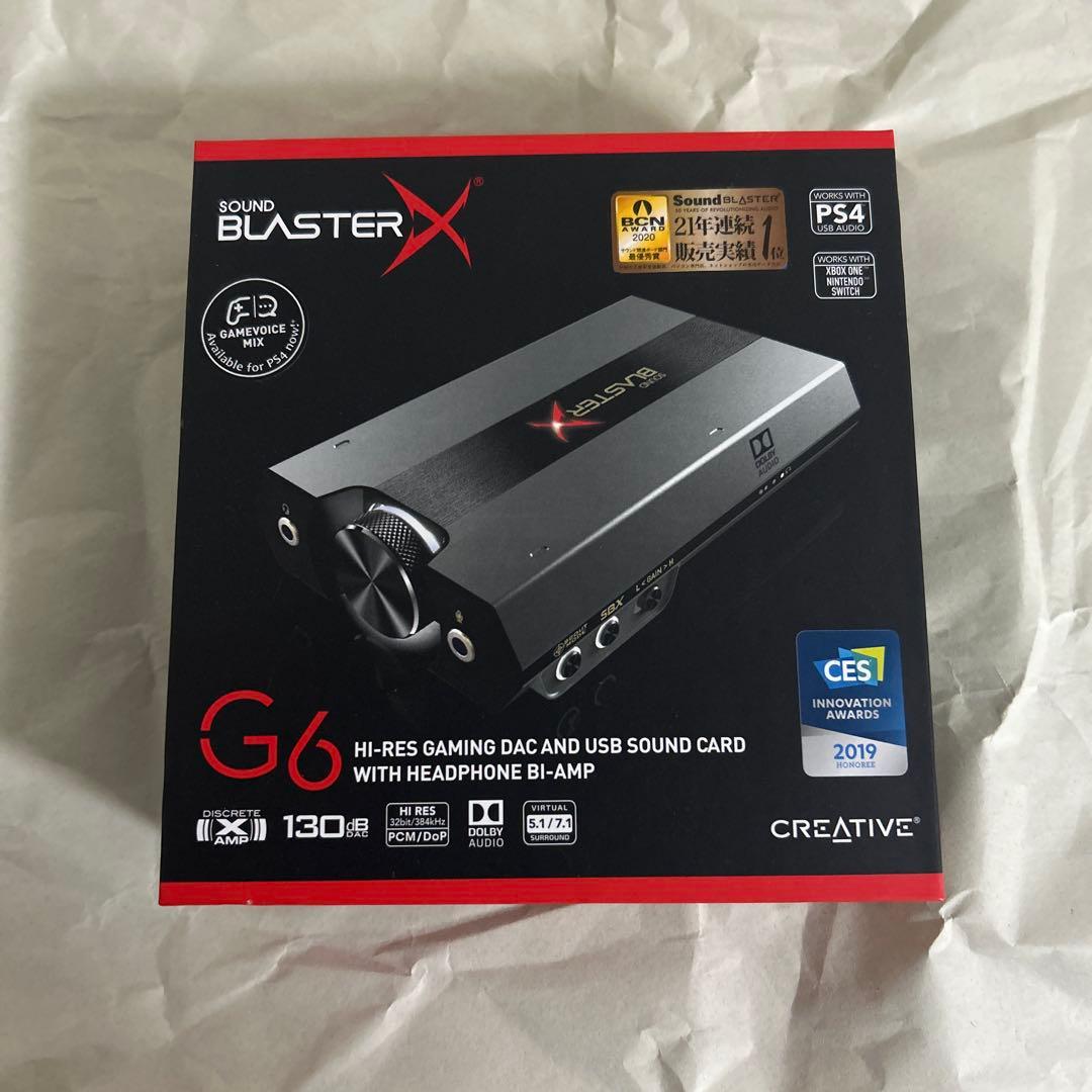 Creative Sound BlasterX G6 サウンドカード