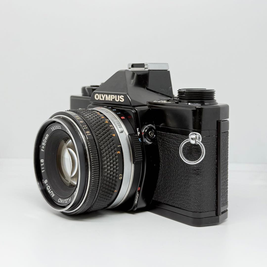 【完動品】OLYMPUS OM-2N ブラック フィルム一眼レフ 動作確認済み