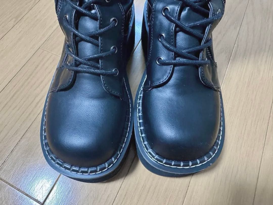 demonia デモニア　ニーハイブーツ　厚底　ブラック24.5~25.0 cm