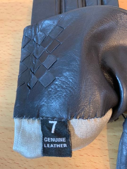 胡蝶蘭　Sermoneta gloves　革手袋黒　新品