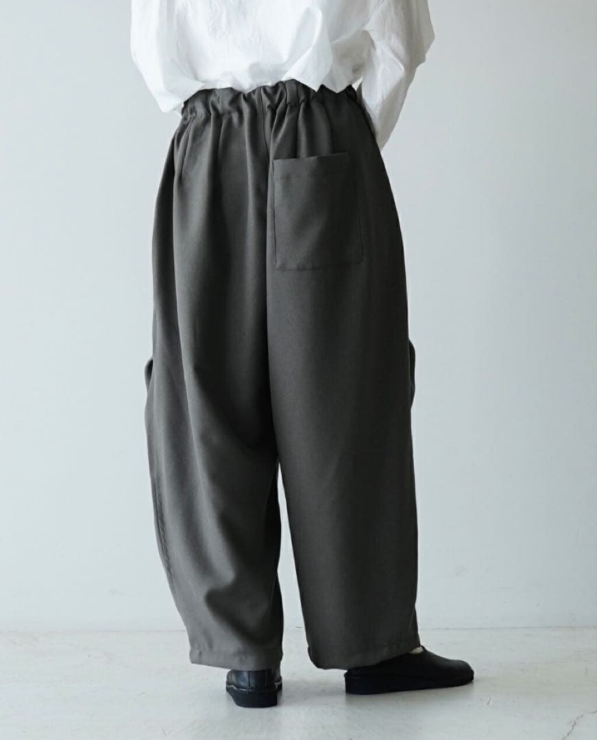 ミズイロインド　ワイドカーゴパンツ　mizuiroind