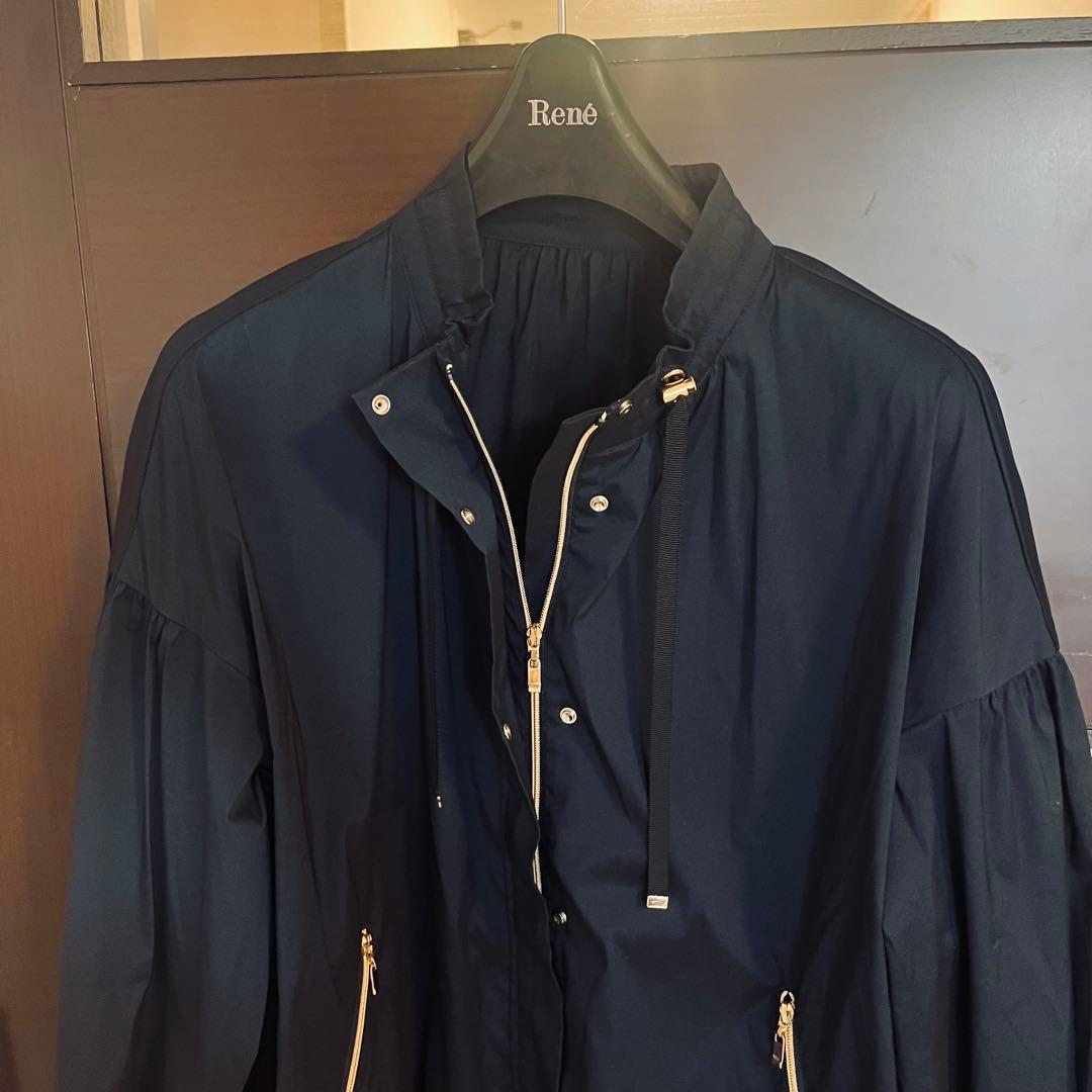 ANAYI タフタギャザーブルゾン