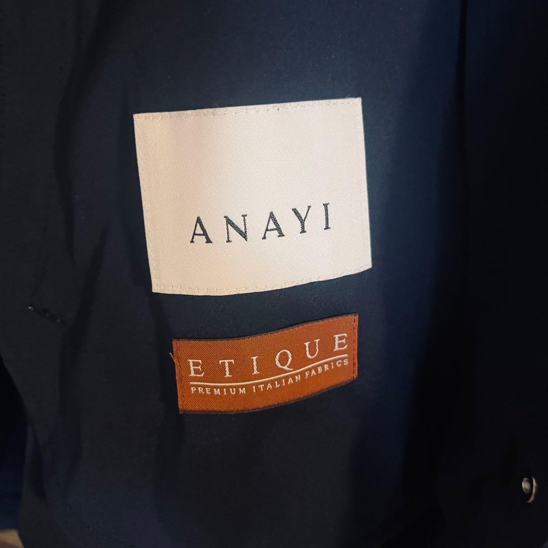 ANAYI タフタギャザーブルゾン