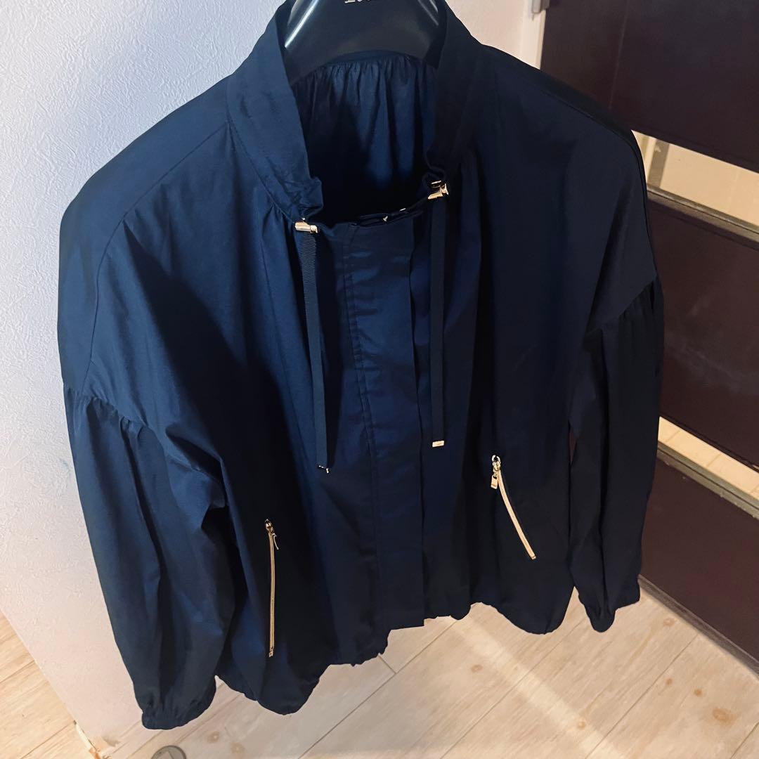 ANAYI タフタギャザーブルゾン