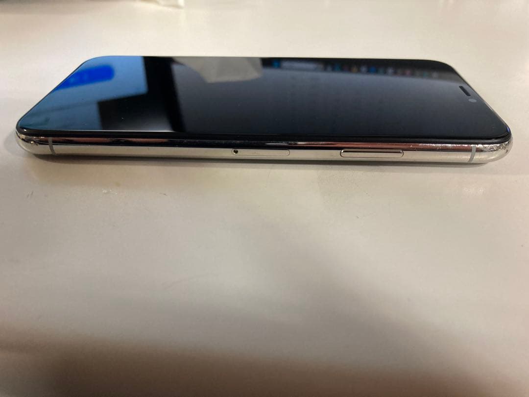 美品iPhone X 256GB シルバー SIMフリー動作確認済 初期化済