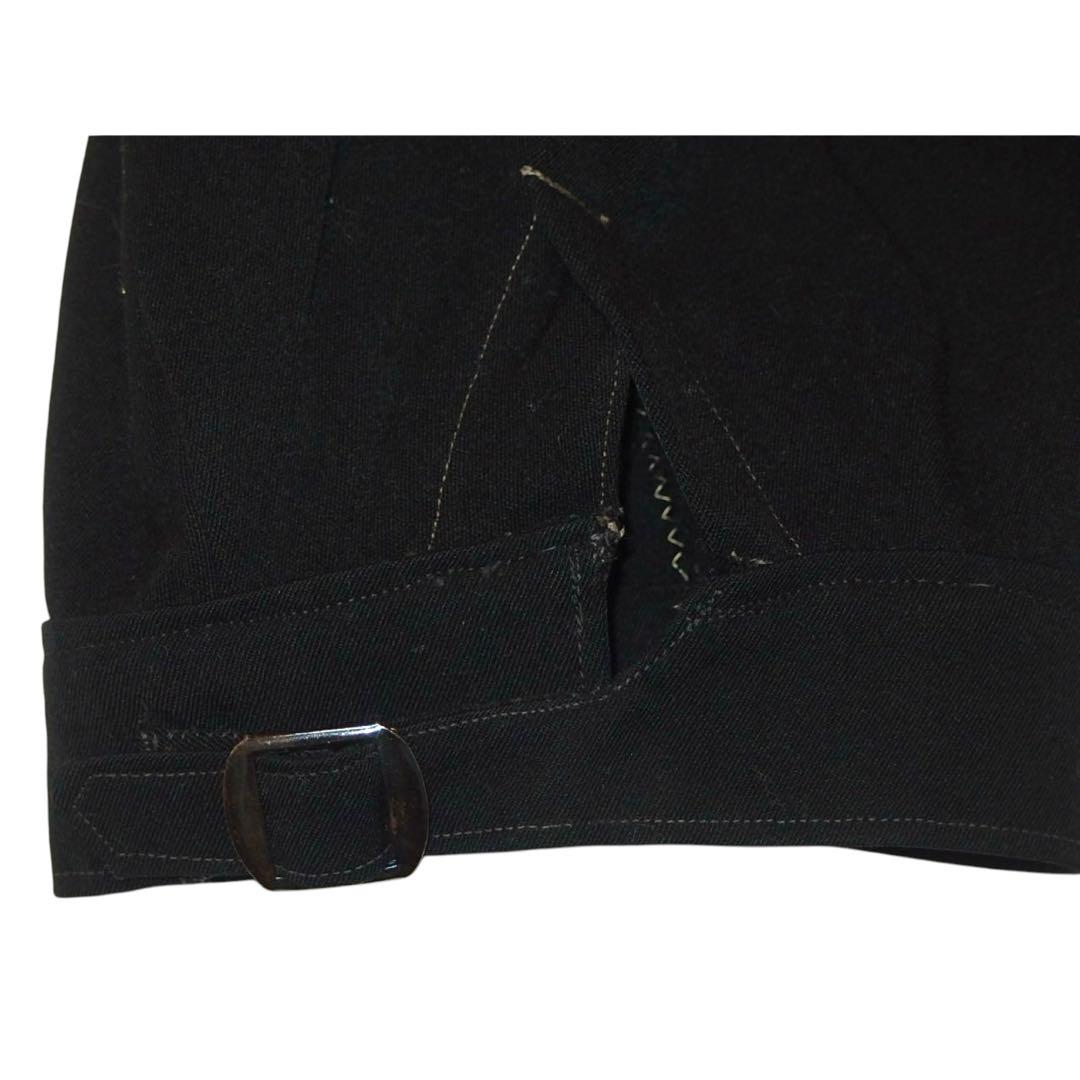 ▪️40s GERMANY ビンテージ パンツ ドイツ ユーロ 半端丈 w30 黒