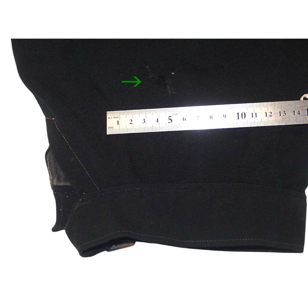 ▪️40s GERMANY ビンテージ パンツ ドイツ ユーロ 半端丈 w30 黒