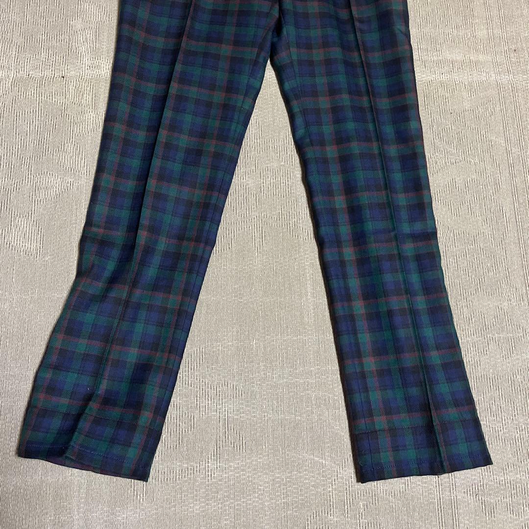 PT01 チェック柄 スラックス 50