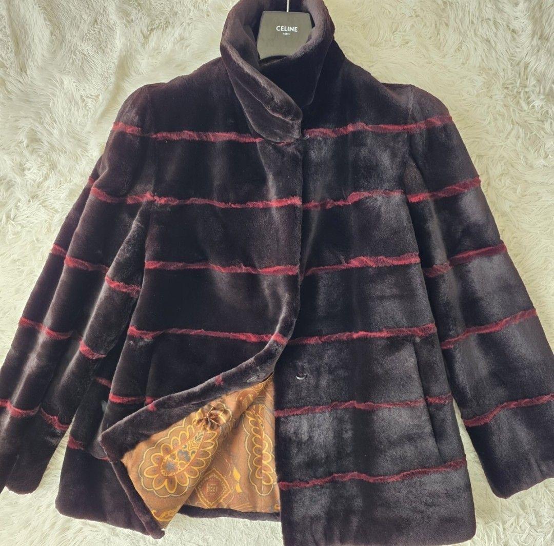 【美品/高級毛皮】サガミンク ファーコート シェアード加工 Ranched