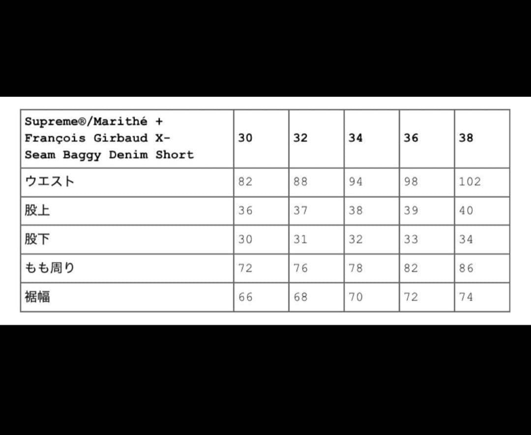 H*Y様 【Supreme】X-Seam baggy denim short 3