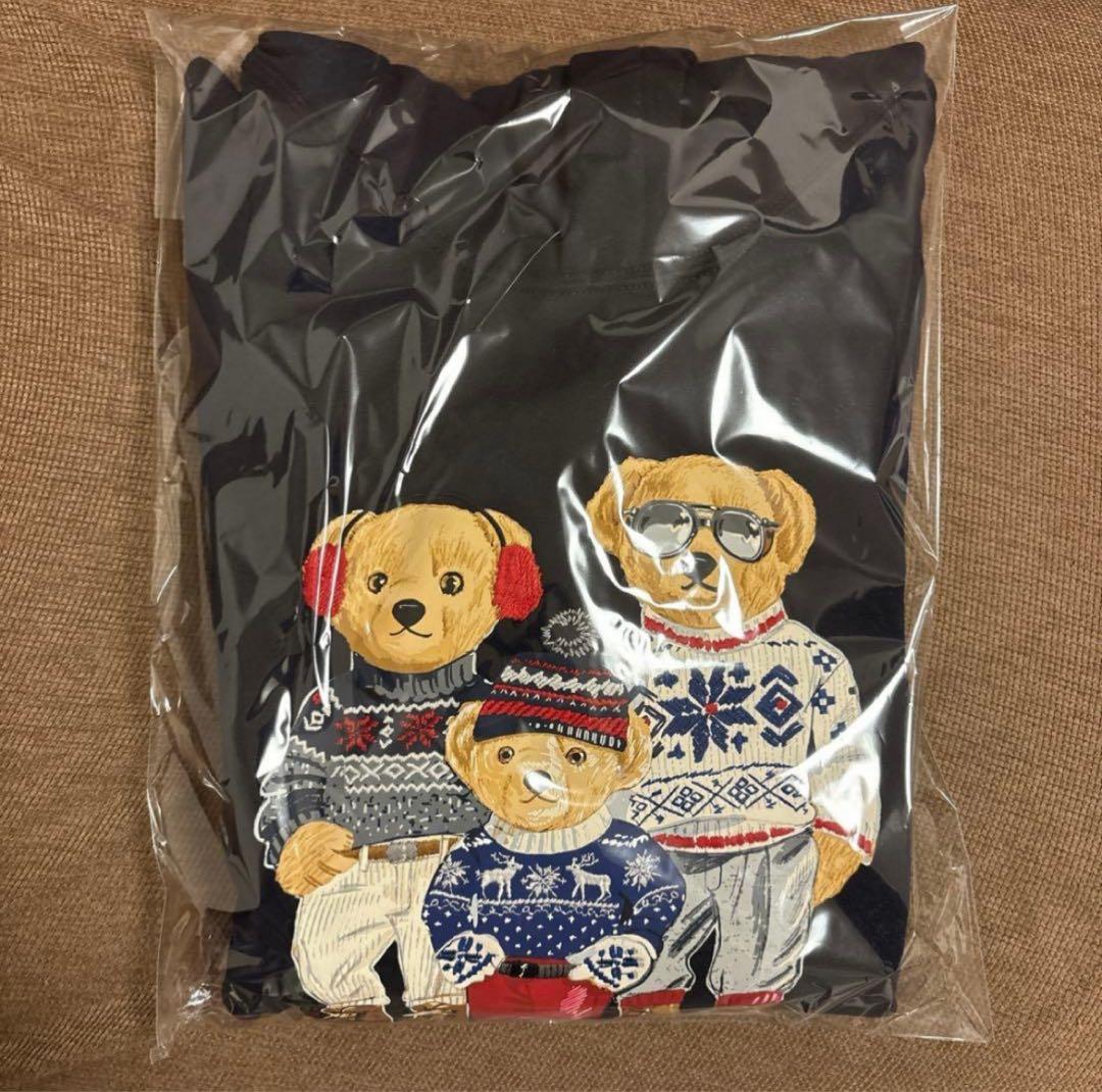 新品　ラルフローレン ポロベア ファミリー フリース フーディ 170 XL