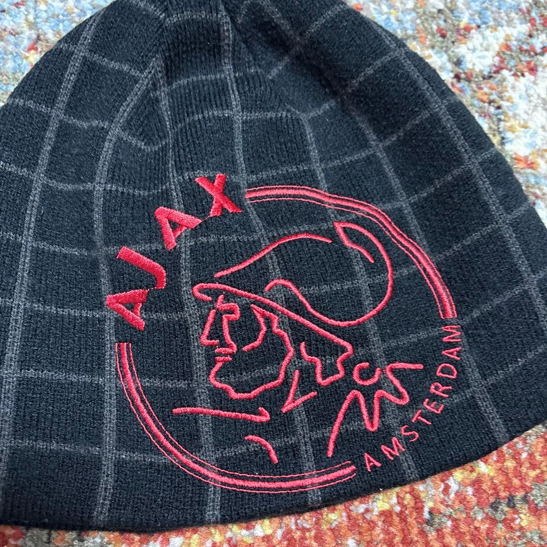 【激レア】00s　アヤックス　ビーニー　バケットハット　サッカー　y2k 90s