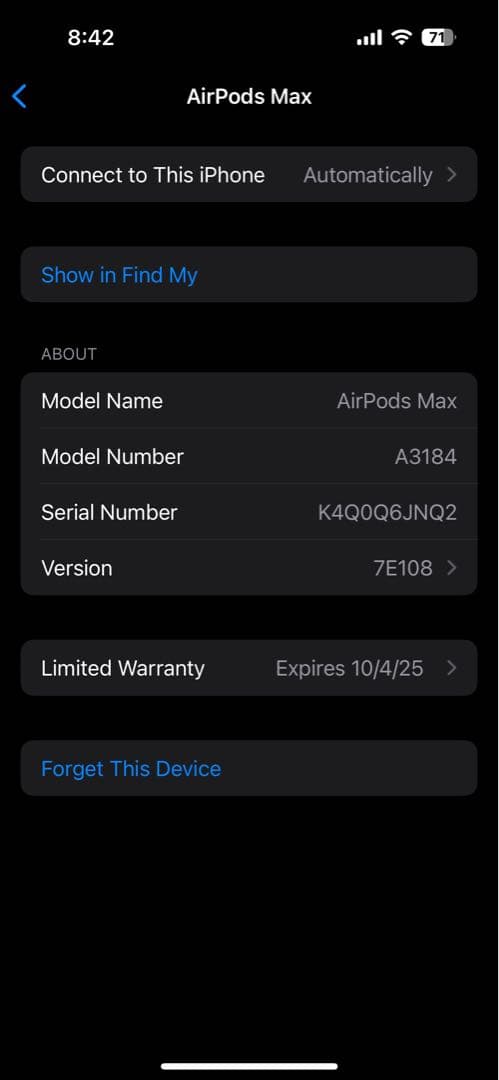 Air Pods MAX type-c ミッドナイト
