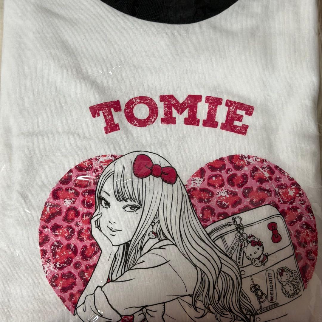 伊藤潤二 サンリオ ラグランTシャツ ギャル富江 ハローキティ Lサイズ