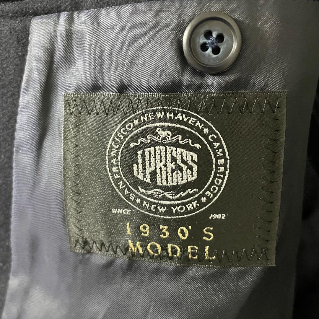 極美品 ジェイプレス 1930's 紺ブレ ダブルテーラードジャケット 金ボタン