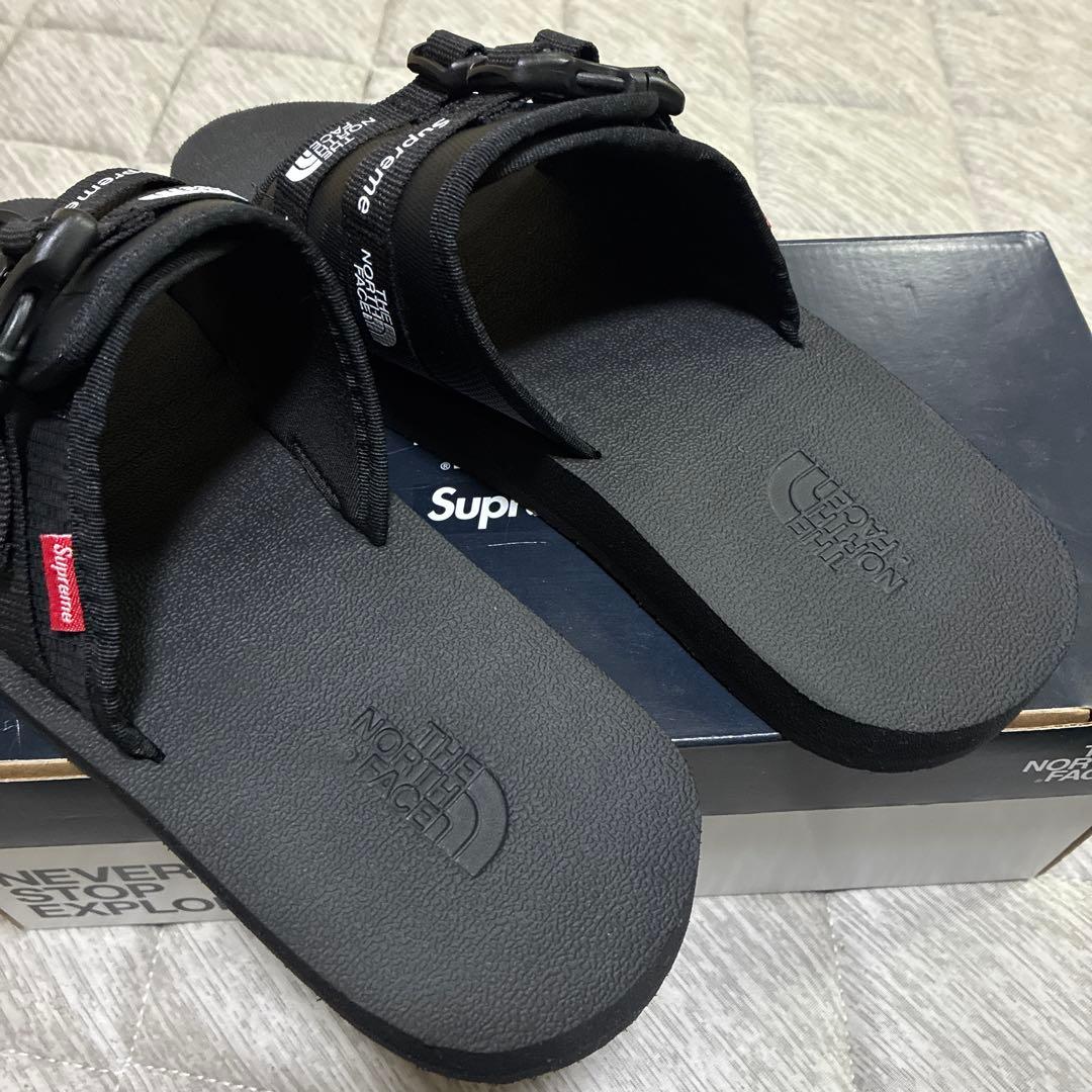 シュプリーム　ノースフェイス　コラボ　サンダル　27cm