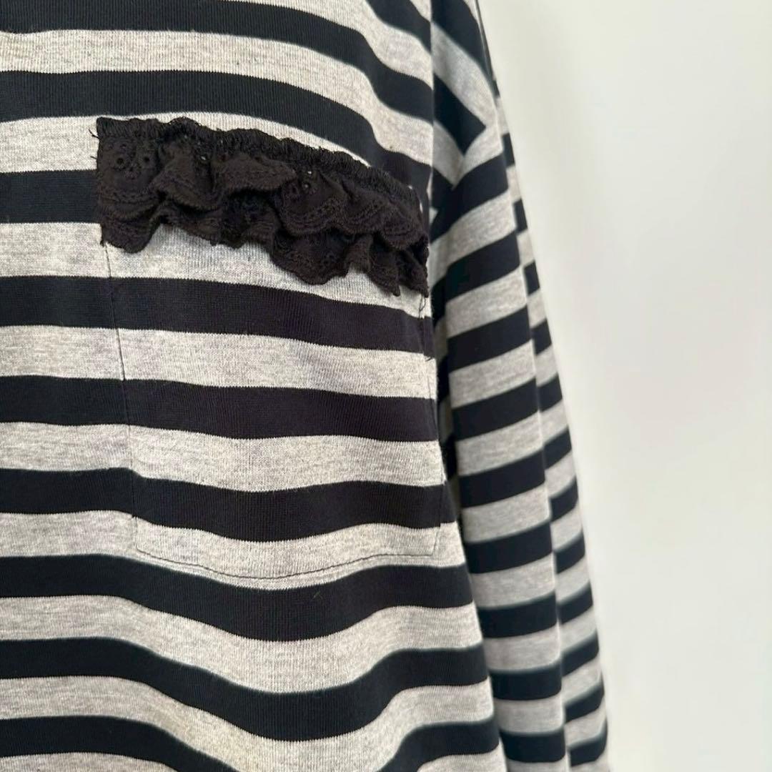 新品rosy monster ラガーシャツ　グレー