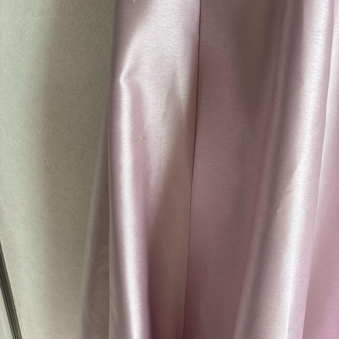 ribbon dress 9号 約Mサイズ(ウエディング結婚式発表会演奏会