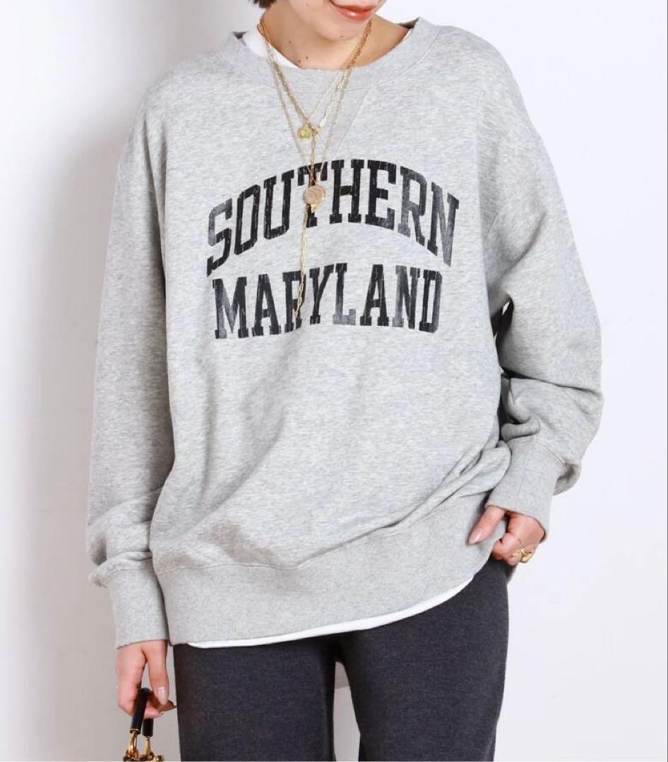 新品【athletic wear MASON】over collegesweat