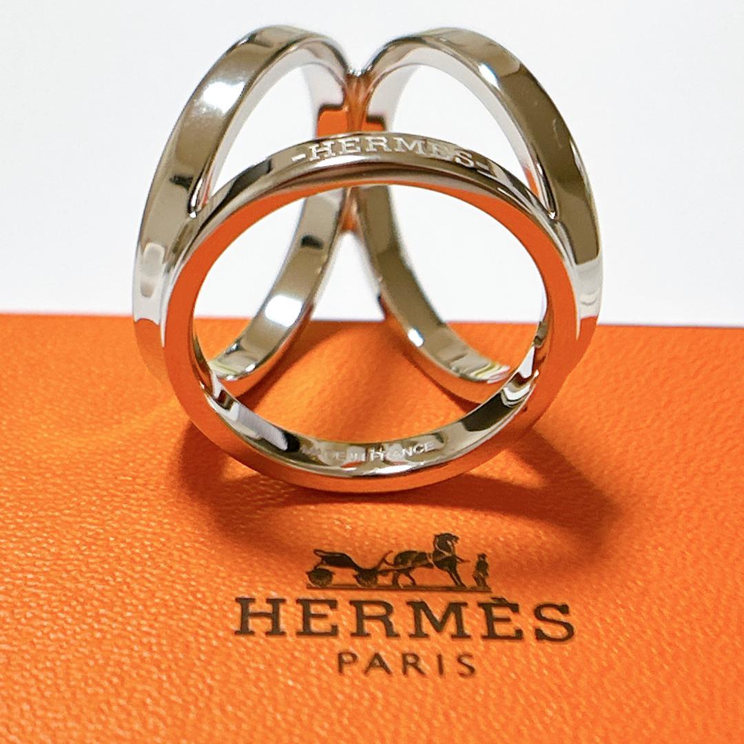 【超美品】エルメス スカーフリング トリオ