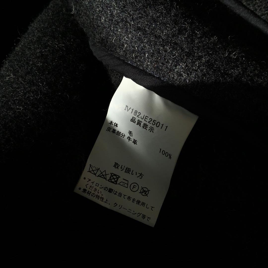 極美INVERTEREインバーティア ダッフルコート38チャコールグレー英国製