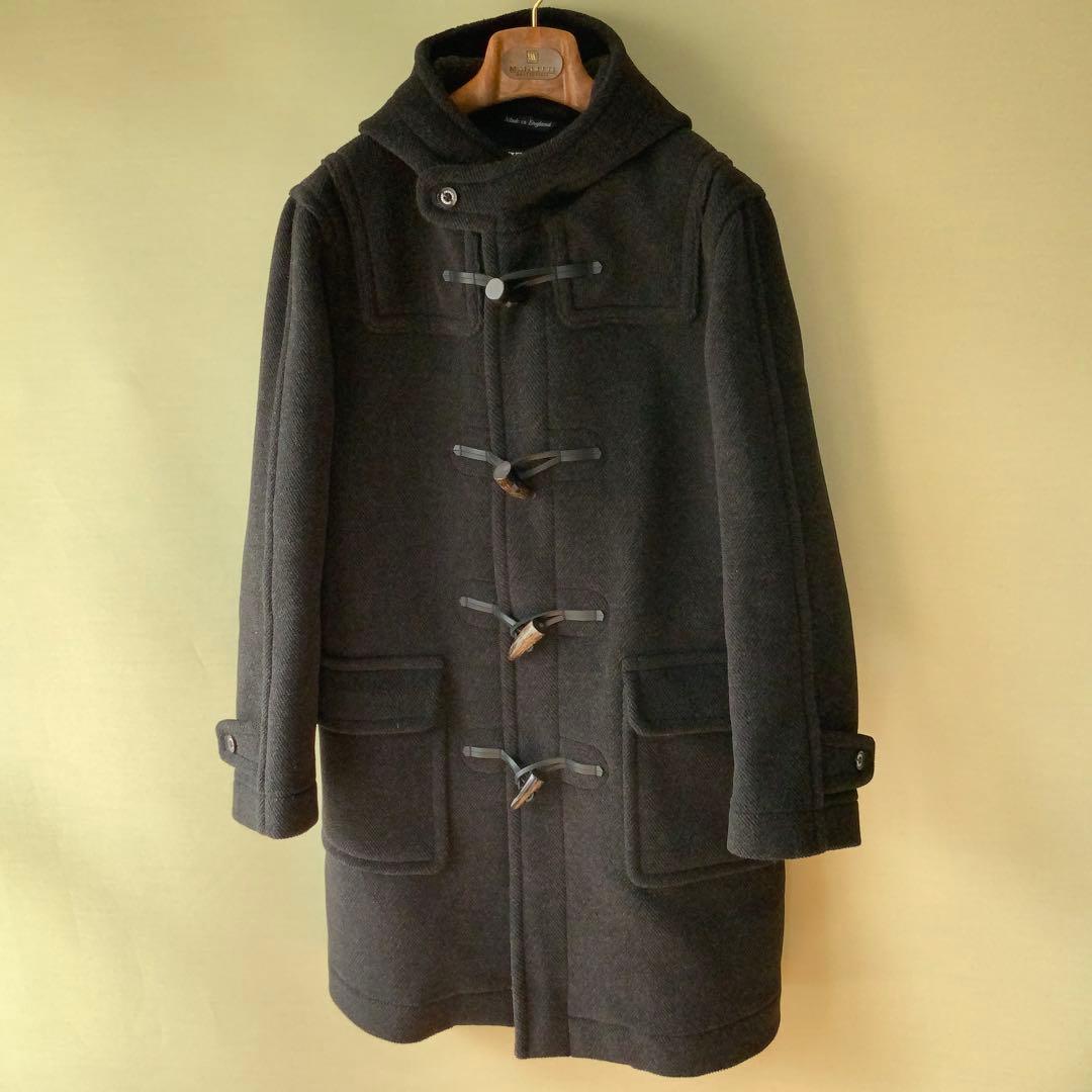 極美INVERTEREインバーティア ダッフルコート38チャコールグレー英国製