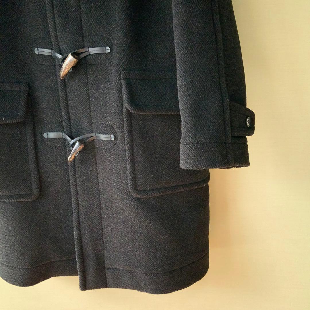 極美INVERTEREインバーティア ダッフルコート38チャコールグレー英国製