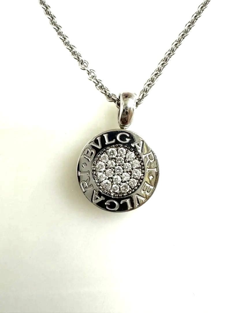 BVLGARI ブルガリブルガリ パヴェダイヤモンド ネックレス 750WG