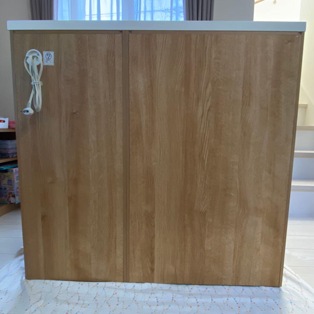 ニトリ　キッチンボード　リガーレ　100 木目調