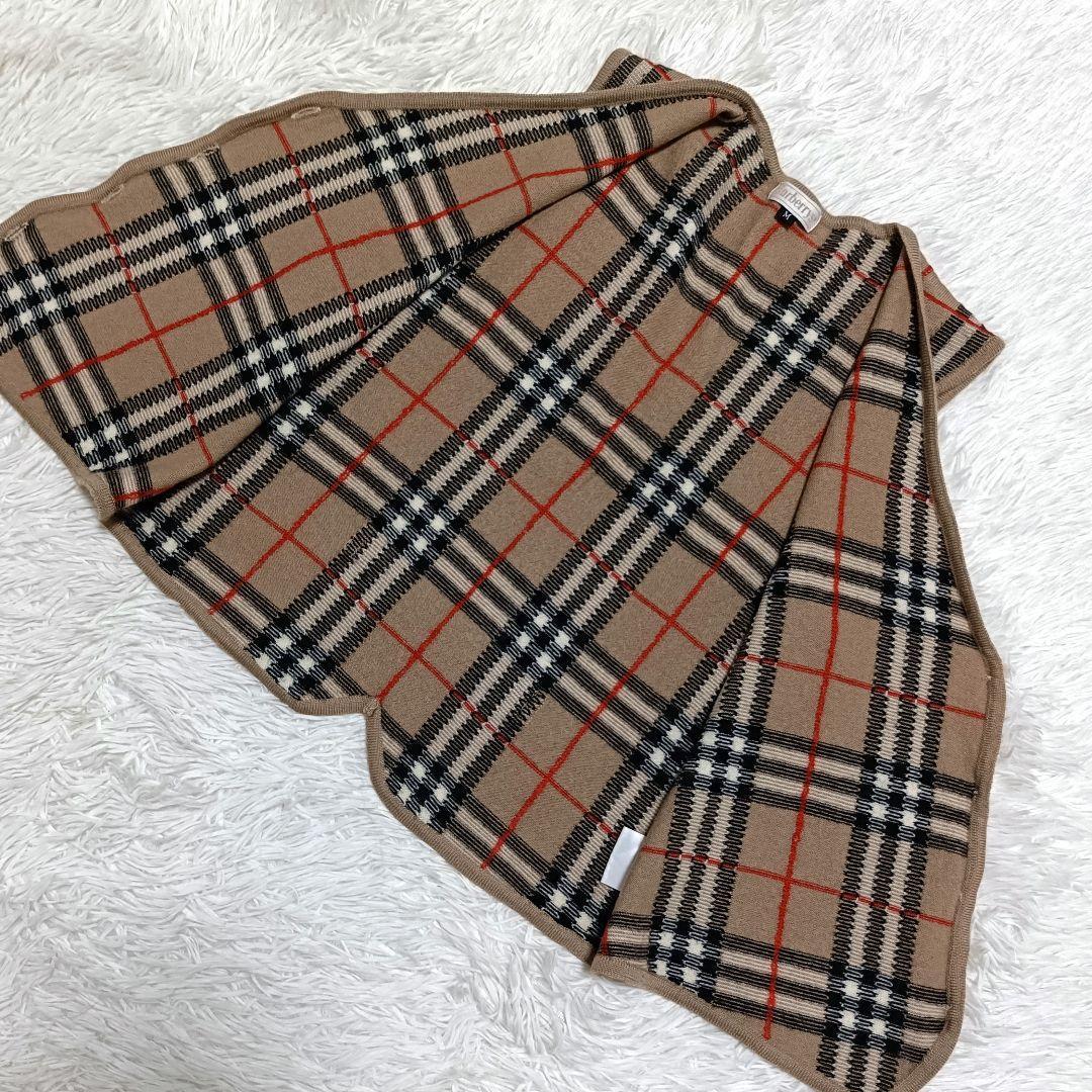 美品♪︎バーバリーズ ウールニットベスト ノバチェック ハニーベージュ