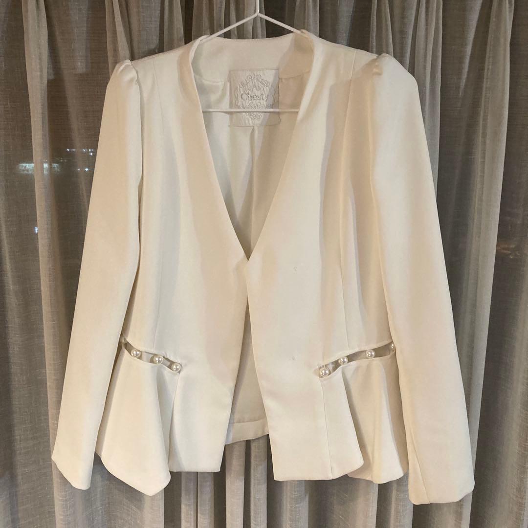 ジャケット・アウター Chesty Pearl Peplum Jacket