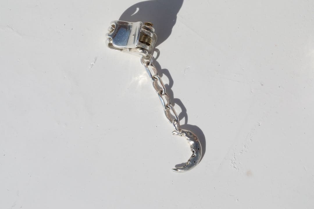 PLUIEプリュイ　ブーウ ムーン ヘアクロウ　シルバー