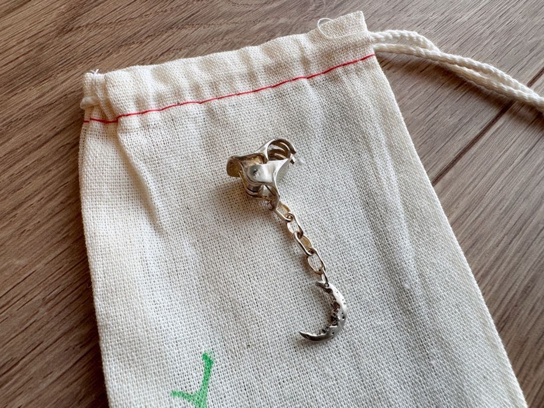 PLUIEプリュイ　ブーウ ムーン ヘアクロウ　シルバー