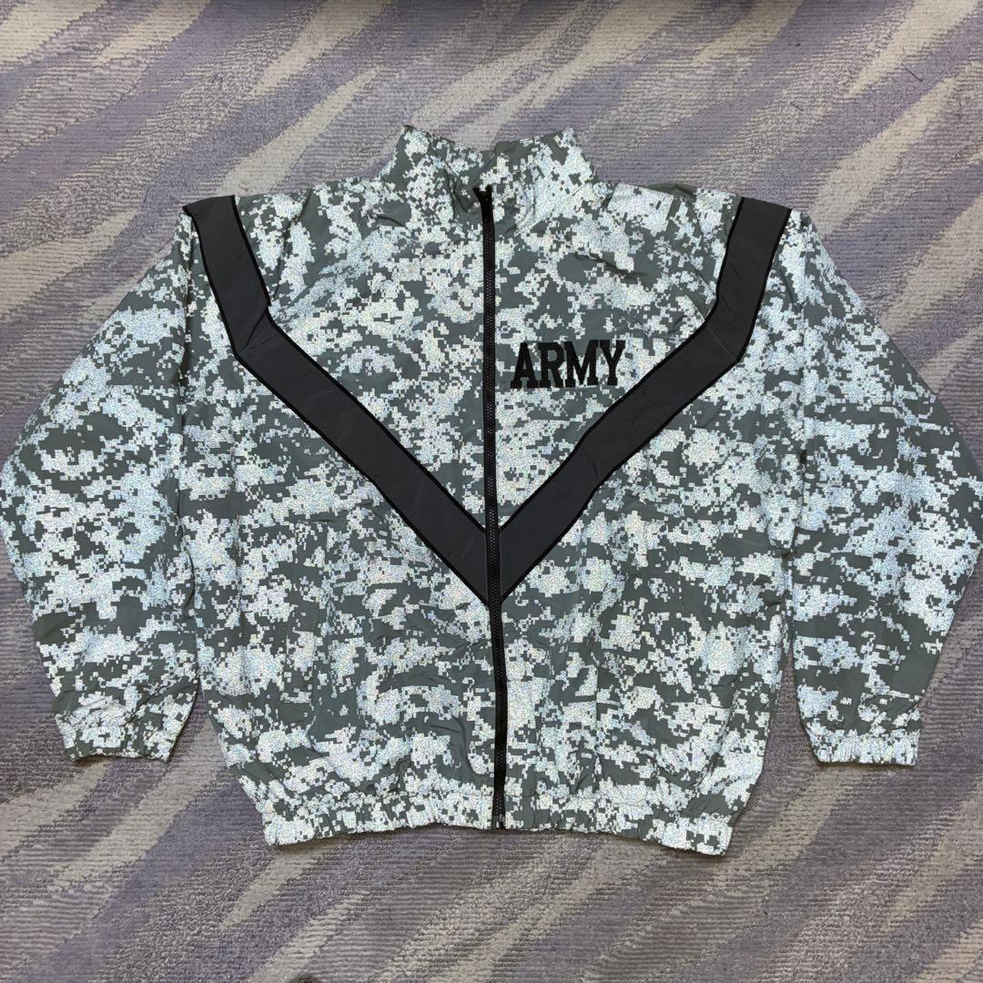 ipfu米軍実物US ARMYトレーニングジャケットPFUリフレクターデジカモ