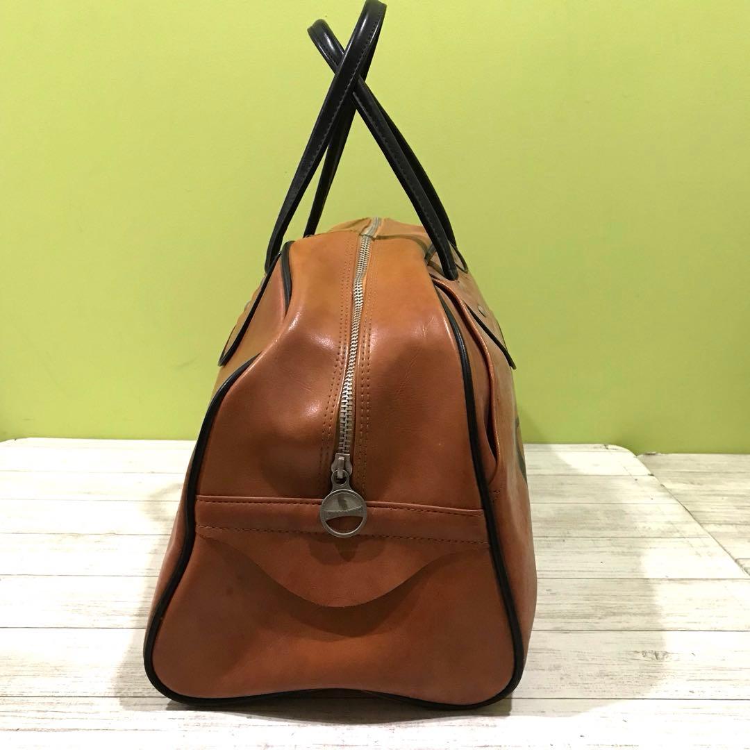 70ｓ ＳＰＡＬＤＩＮＧ レザー ボストンバッグ ヴィンテージ ブラウン 希少