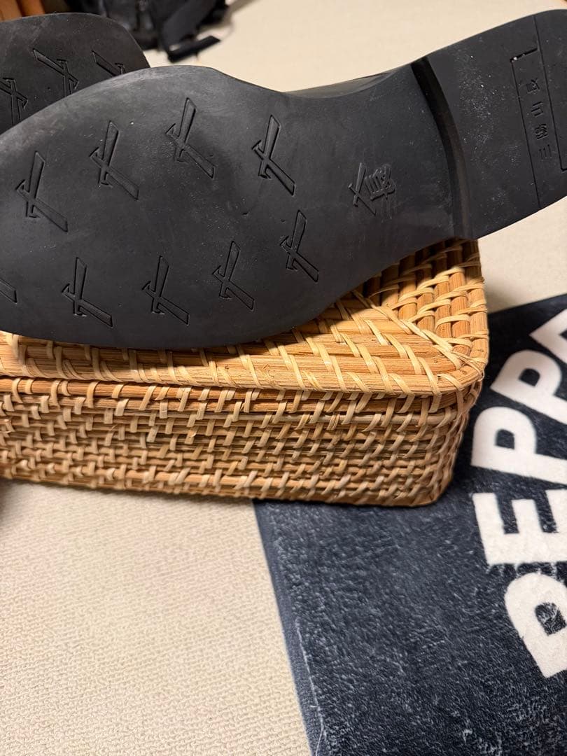 三陽山長 防水友二郎 7.5(25.5) シューツリー ラバーポリッシャー付