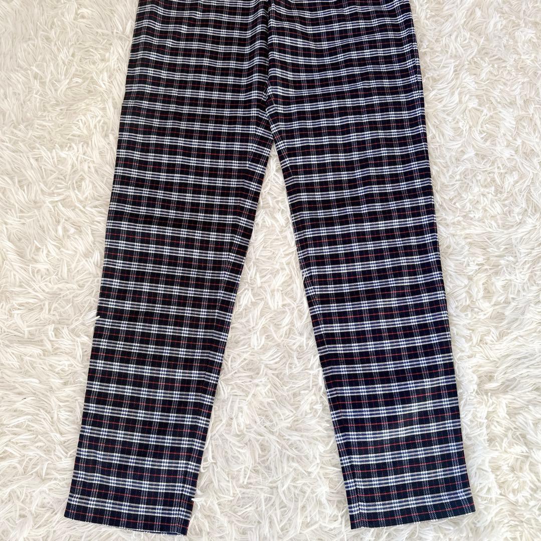 新品　タグ付きBurberrys チェックパンツ　ネイビー