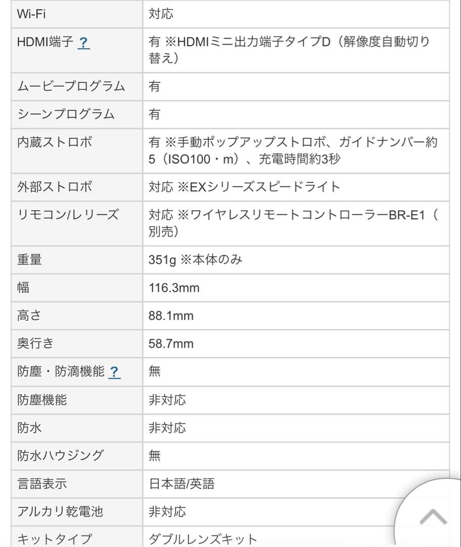 Canon Kiss m一眼レフカメラ