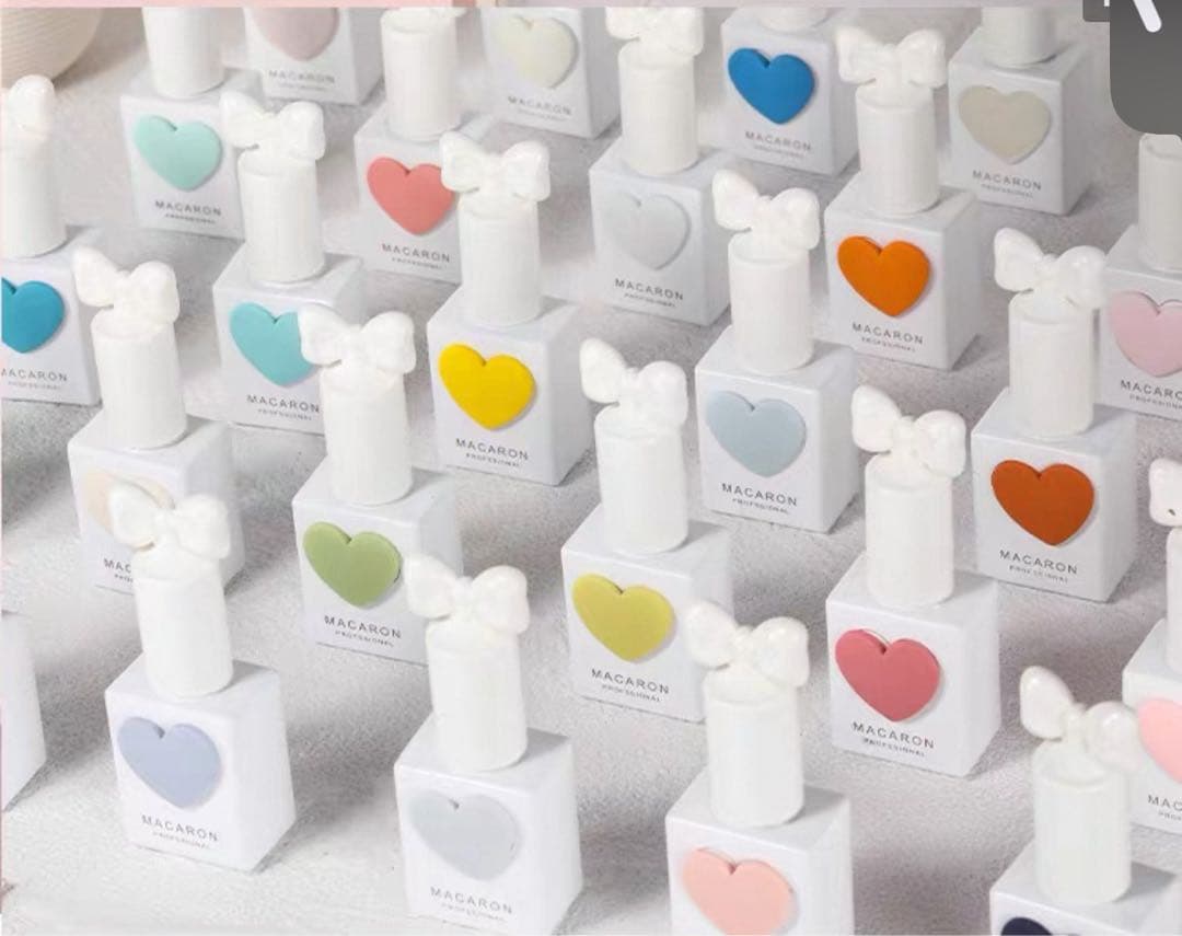 【58色セット】MACARON ジェルネイル＋ネイルシール付き／プロ用にも