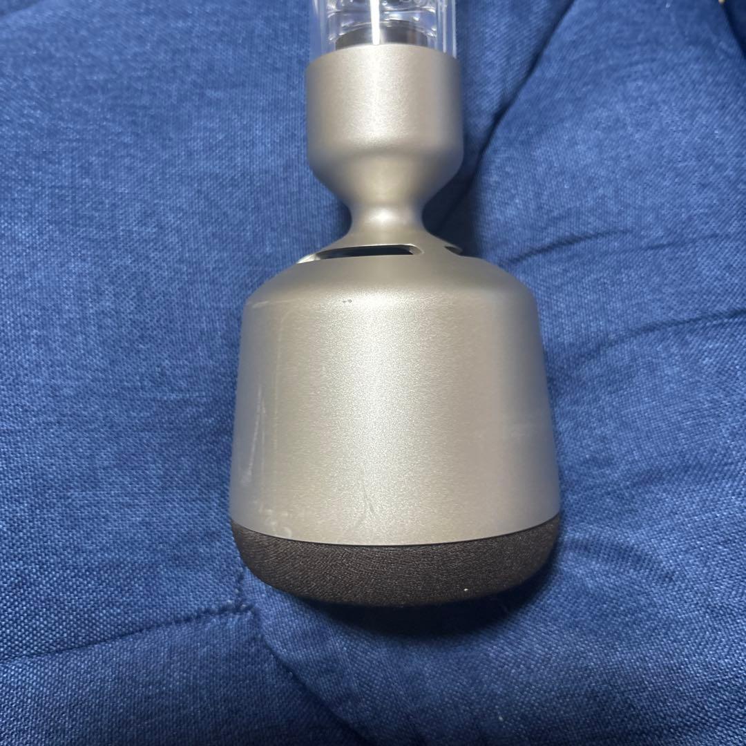 ワイヤレススピーカー ガラスチューブ シルバー