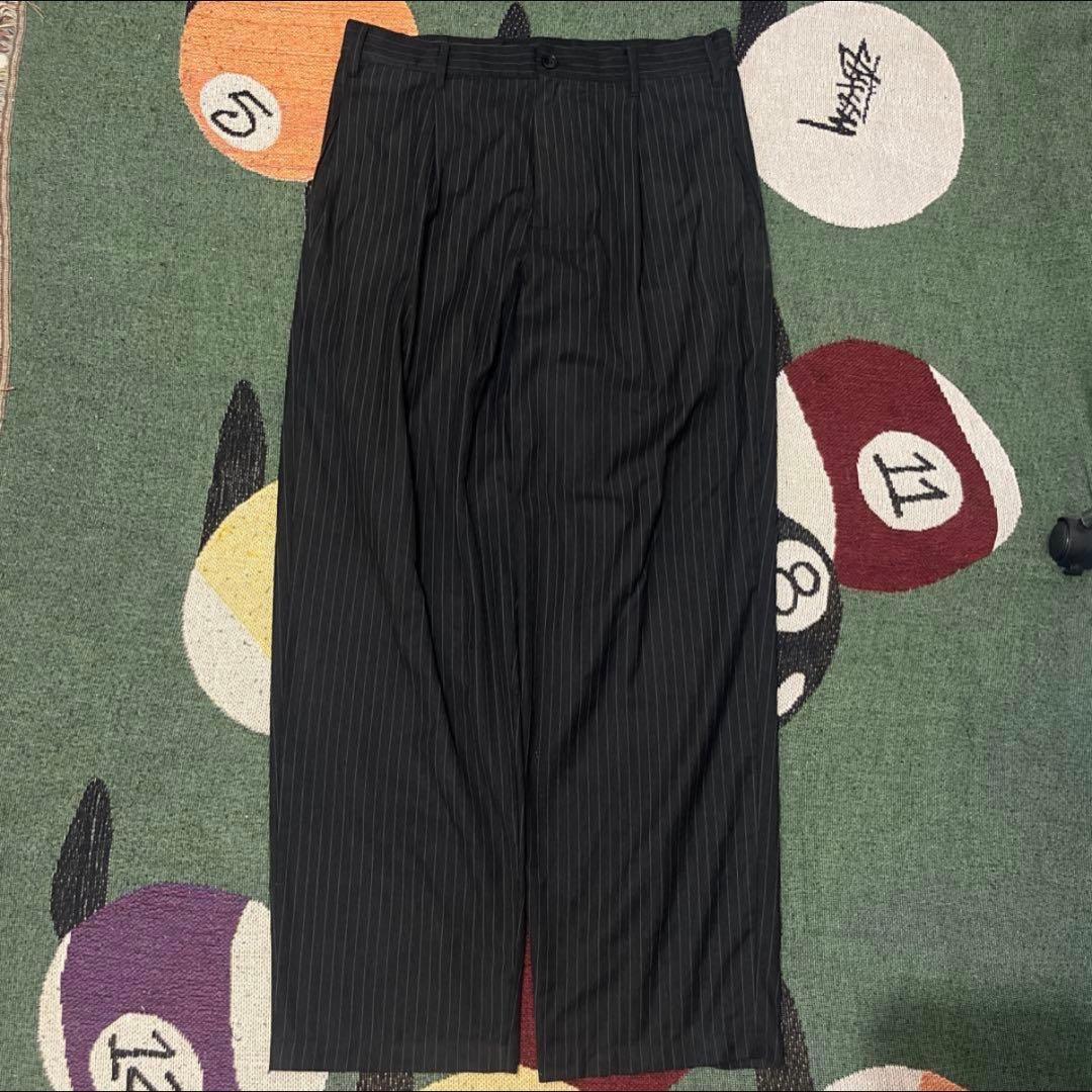 パンツ stussy striped volume pleated trouser 32