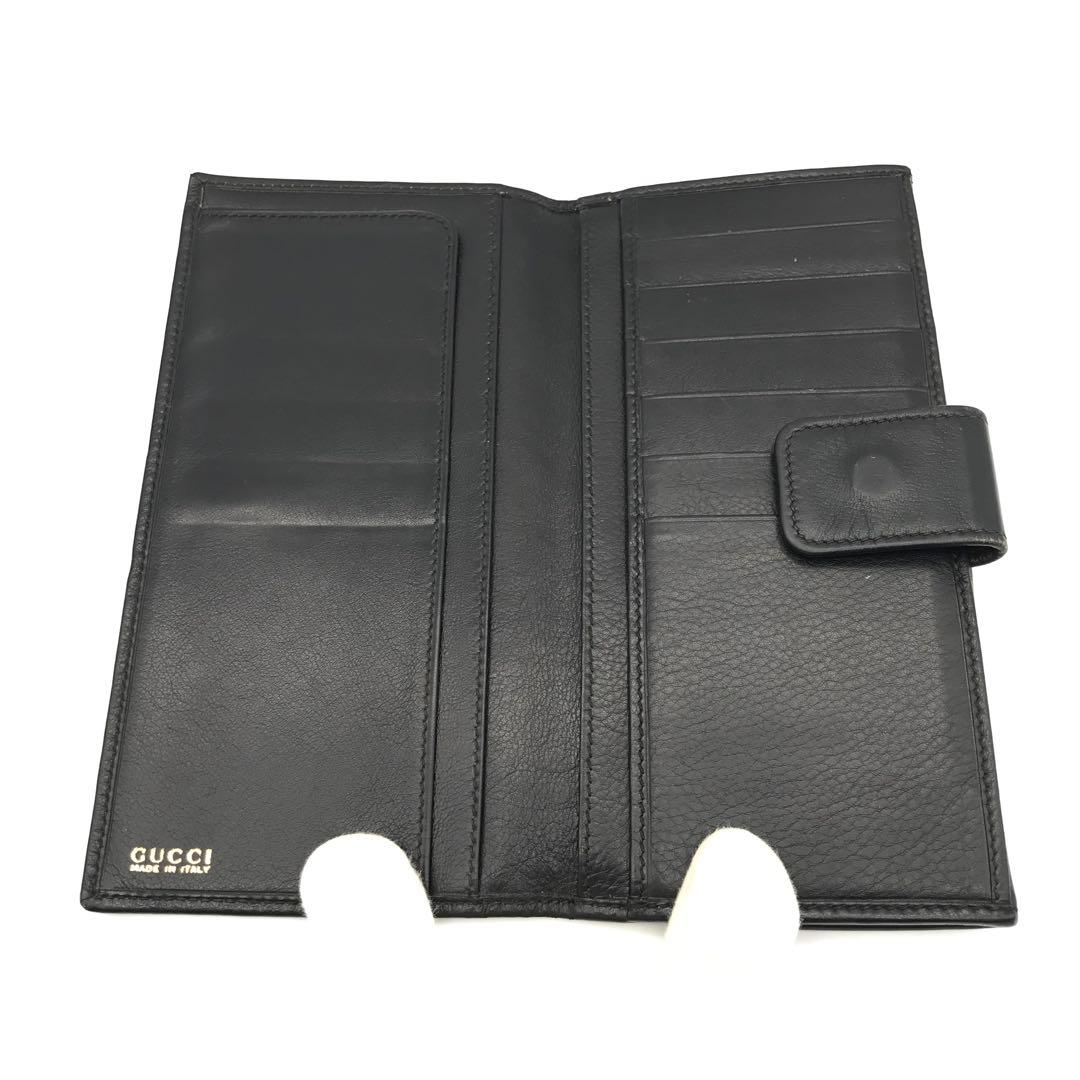 正規品　極美品　オールドグッチグッチ財布　グッチ長財布　ホースビット