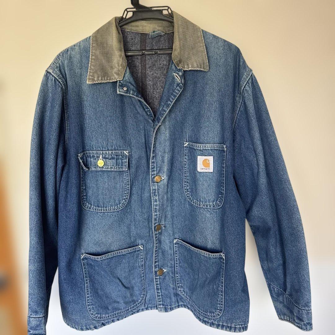 Carhartt デニムカバーオールXL