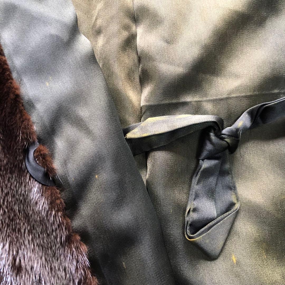 MOONBAT vigntage ファーコート ミンク 七分袖 レディース