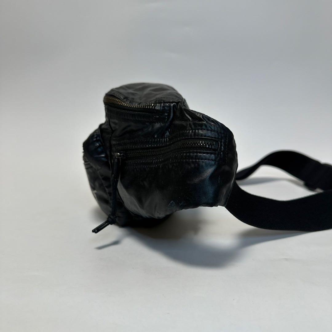 o53 保存袋　Gカード付き　サンローラン　ヌックス　ブラック　ウエストバッグ