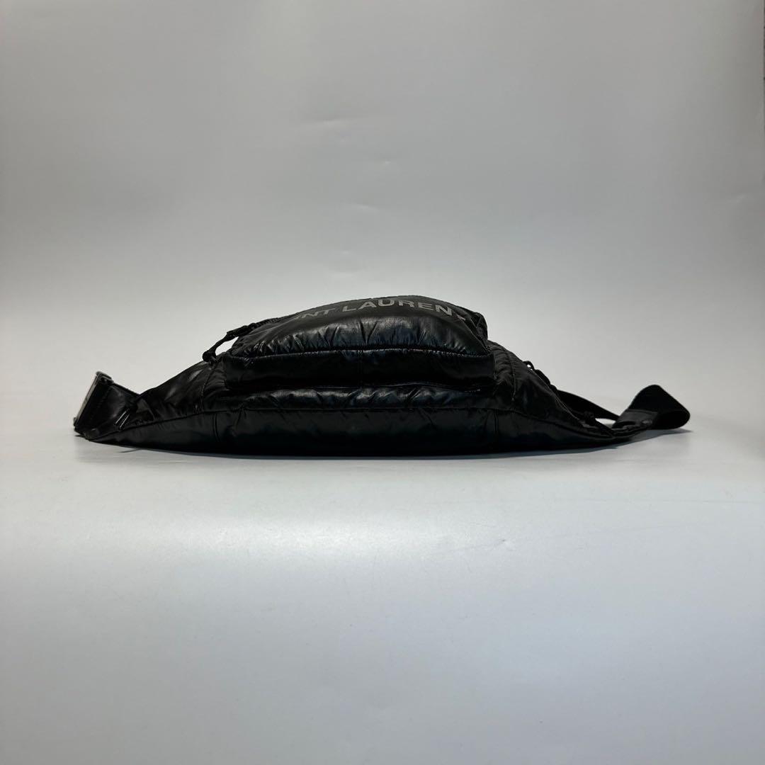 o53 保存袋　Gカード付き　サンローラン　ヌックス　ブラック　ウエストバッグ