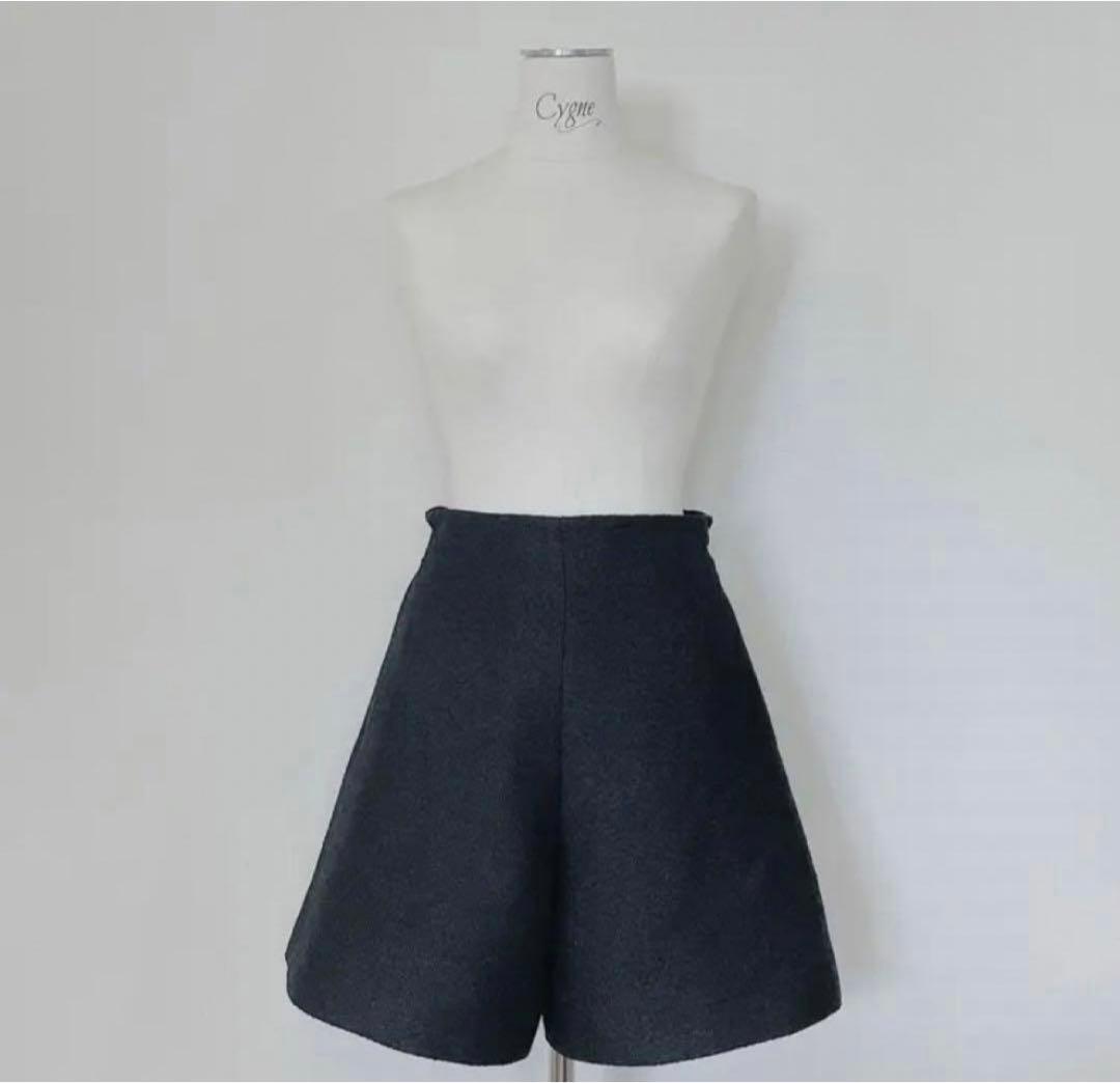 美品　cygne シーニュ　ショートパンツ　joelle ツイード