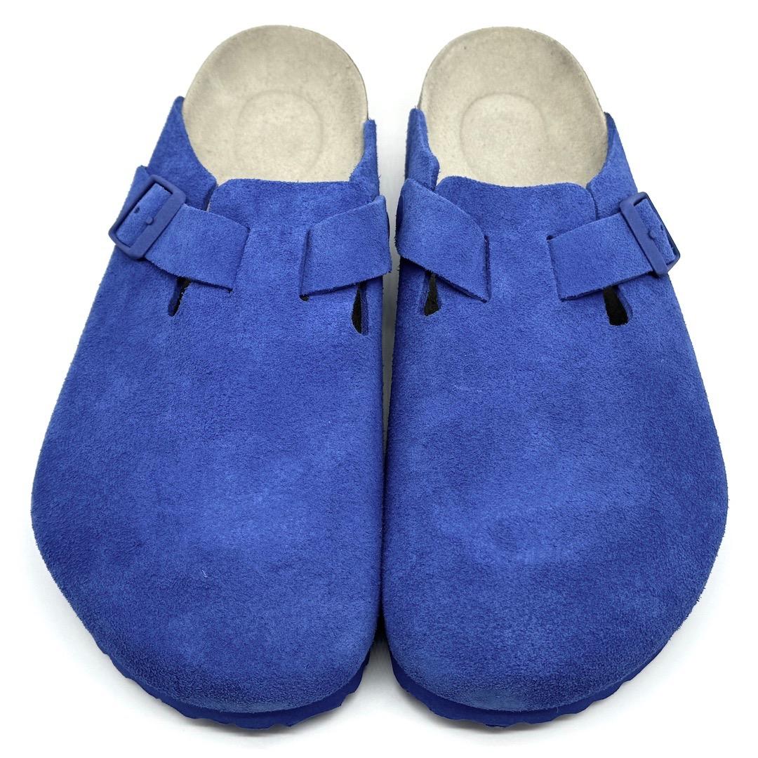 美品 ビルケンシュトック ボストン サンダル 45 ブルー 29cm