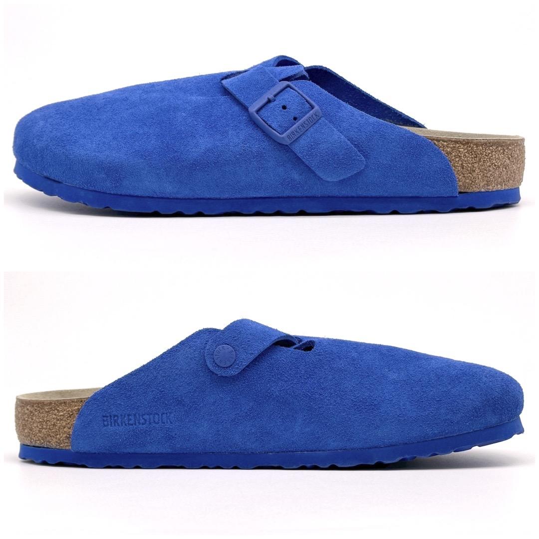 美品 ビルケンシュトック ボストン サンダル 45 ブルー 29cm